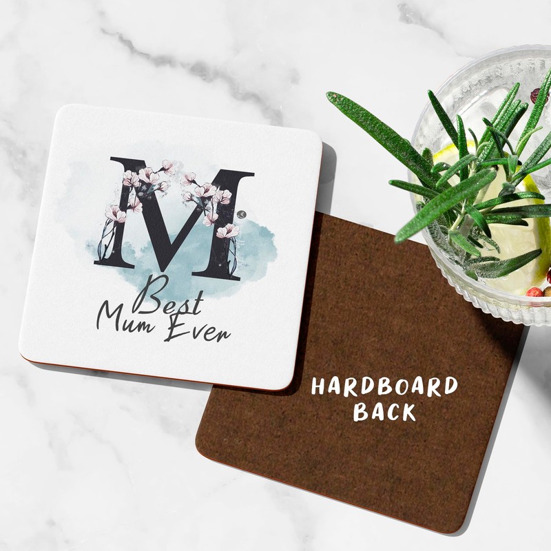 To The Best Mum Ever M Mum Coaster Cute Mum