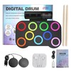 Electric Drum Set for Kids with Headphones, 9 Pads Full