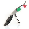 Qpractiko Corkscrew with Teflon Spiral "Italy Flag" (Q042)