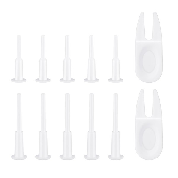 JIYIN 12 Pcs Exercise Ball Plug Replacement Kit, Yoga Ball
