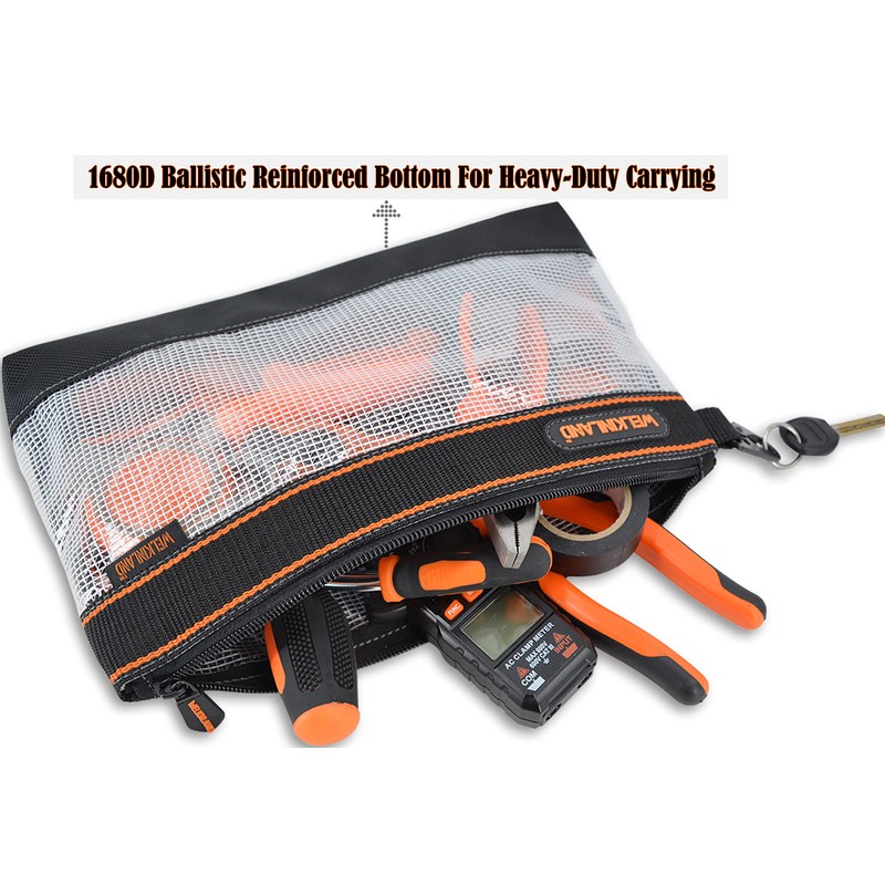 WELKINLAND Clear Tool Pouch, 4PCS Tool pouches, 13" Tools pouch,