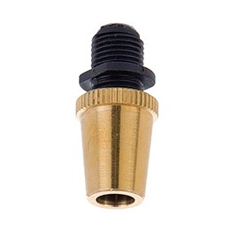 B&P Lamp® Brass Bodied Cord Grip Bushing for Twisted Pair and SVT-2 Cord, Polished Brass
