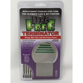 Nit Free Terminator Peine Para Liendres De Acero Inoxidable