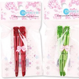JQ Iron Beauty Pins (Large) 2P (Random Color) 1x10cm / 철 미용핀(대)2P(색상램덤)1x10cm