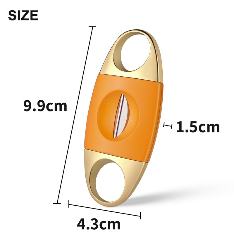 Cigar Cutter V Cut Stainless Steel Blade Cigar Cutter Guillotine