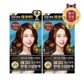 Rien Black Hair Secret Cream Hair Dye 120g Natural Brown 2 packs / 리엔 흑모비책 크림 염색약 120g 자연갈색 2개