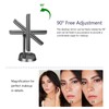 deweisn Trifold Lighted Vanity Makeup Mirror with 21 LEDs Lights,1x/2x/3
