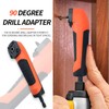 90 Degree Drill Adapter, Right Angle Drill Attachment, ABS Handle