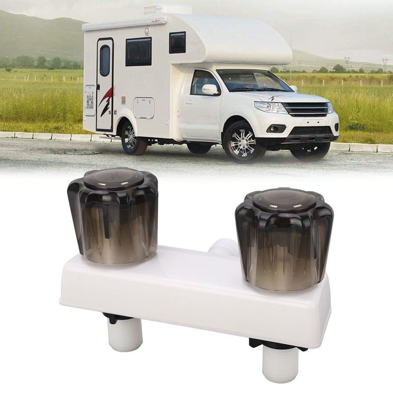 RV Shower Faucet Valve Diverter Shower Mixing Valve Control with