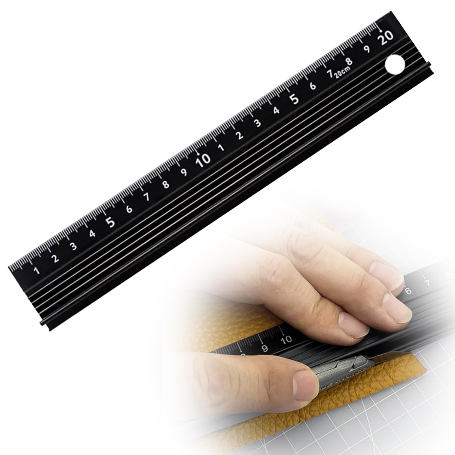 Cutter Ruler, Cutter Guide, Aluminum Scale Cutter, Curved Scale, For ...