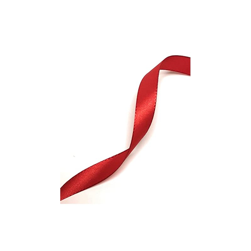 s.dekoda Taffeta Ribbon 50 m x 8 mm Red Decorative