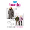 Burda B7422 Cape Sewing Pattern 19 x 13 cm