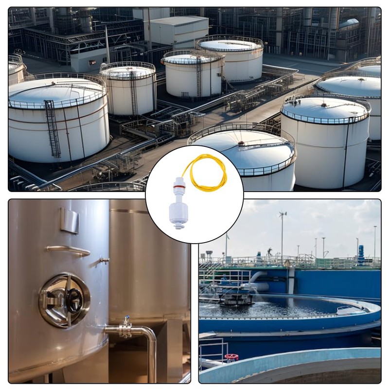 Flüssigkeit Schwimmerschalter,5 Stück Wassertank Pool Flüssigkeitsstandsensor Controller,Wasserstand Sensor für Hydroponics