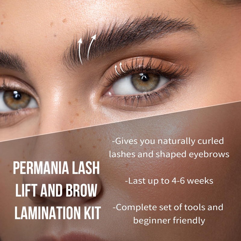 PERMANIA Eyelash Lifting Set, Eyebrow Lifting Set, 2024 Version Lash