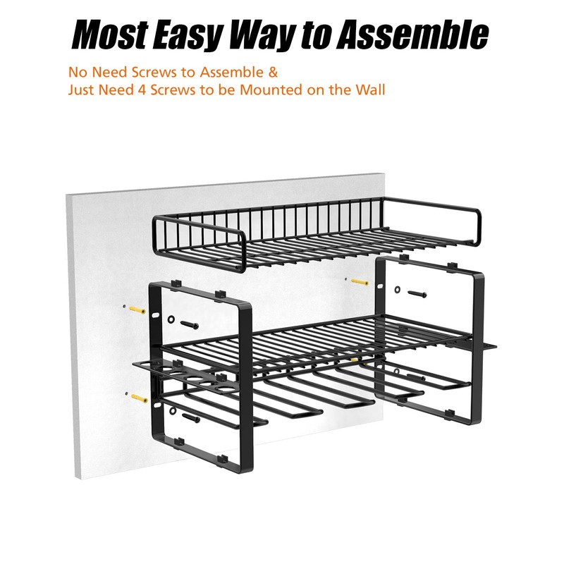 WellMall Power Tool Organizer Holder - Wall Mount Style for