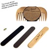 MY BEST Pedicure Tool Foot File Double Sided Wooden eco