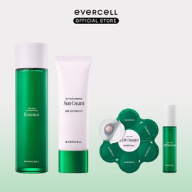 Evercell photoaging blocking moisturizing anti-aging 3 types (essence 145ml + sunscreen 45ml + cell program 1 week) / 에버셀 광노화 차단 보습 안티에이징 3종(에센스145ml+선크림 45ml+셀 프로그램1주)