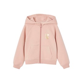 VERTBAUDET Girls Sports Hooded Sweatshirt, pink