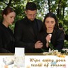 60 Pack Funeral Tissues 3 Ply Pocket Travel Size Poem,
