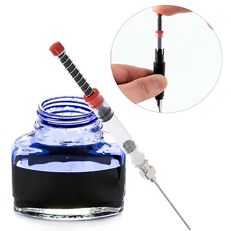 ZeriLion 5 Pack Blunt Multi-Use Ink Syringe, Glue Syringe for