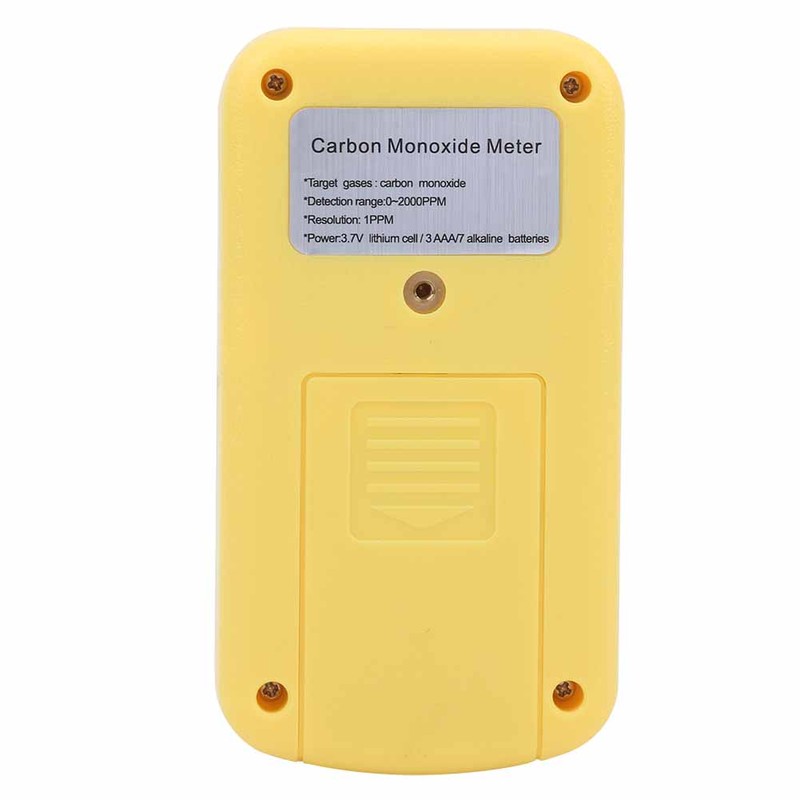 801 Handheld Carbon Monoxide CO Monitor Detector Meter Poisonous Gas