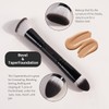 MAANGE Brochas Maquillaje, 4 Brochas de Maquillaje Premium de Doble