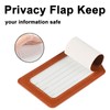 3 Pack Luggage Tags,Anyos Premium PU Travel Bag Labels Suitcase