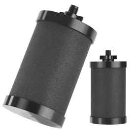 2 PCS 2387 Pro Replacement Water Filter, Compatible with Alexapure Water Filtration System Has a 5000 Gallon Throughput Capacity for Outdoor Camping, Emergency Water Use (Black)