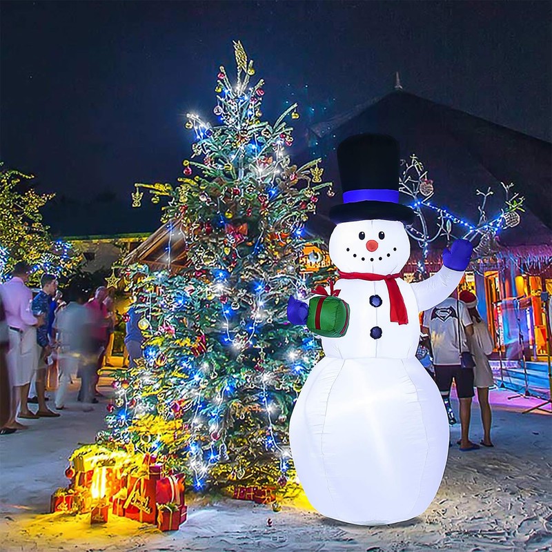 JMEXSUSS 500 LED Blue and White Christmas Lights, 8 Modes