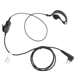 JEUYOEDE G Shape cp185 Single Wire Headset Earpiece Mic Compatible with Motorola Two Way Radio RMM2050 RMU2080 XU2600 CLS1410 CP200 GP300 BPR40 PR400