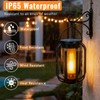 (New) 2 Pack Solar Lanterns Lights, Solar Lights Outdoor with