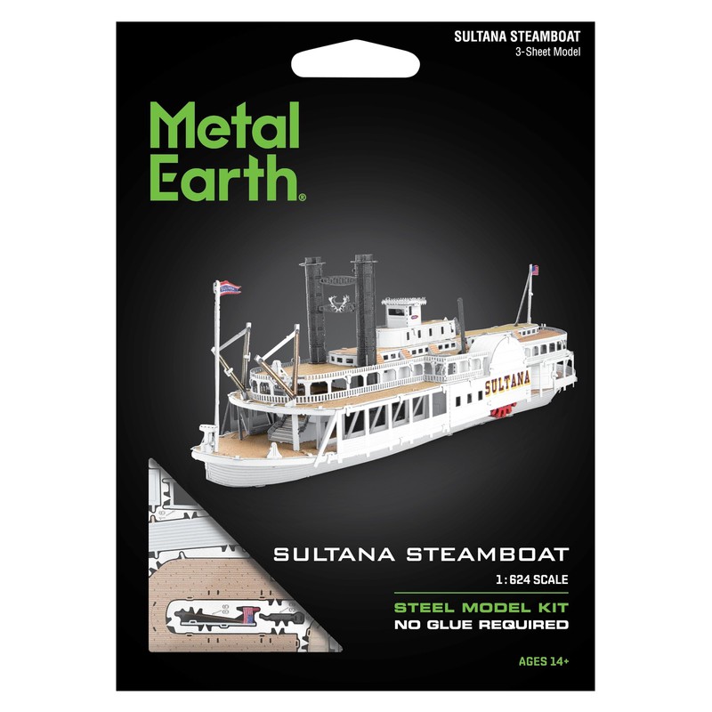 Metal Earth Sultana Steamship 3D Metal Model Kit Fascinations