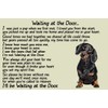 Dachshund Dog Memorial pet loss Fridge Magnet Gift - Waiting