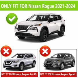 Marretoo for 2021 2022 2023 2024 2025 Nissan Rogue S SV SL Platinum Trunk Cargo Cover Black Retractable Waterproof Cargo Cover Luggage Security Shield Shade（Not fit for Nissan Rogue Sport）