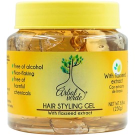 Gel fijador de cabello a base de Linaza Árbol Verde® Tradicional para una fijación moderada (250gr)