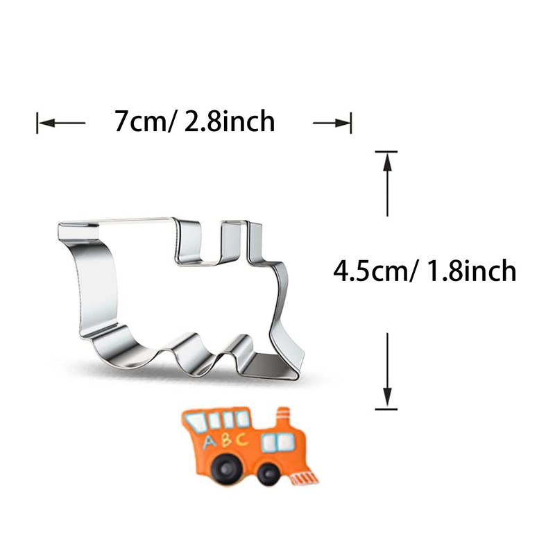 WDYJMALL Locomotive Old Train Shape Cookie Cutter