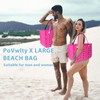 PoVwlty X-Large Rubber Beach Bag for Men & Women, Large
