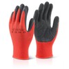 MULTI PURPOSE LATEX POLY GLOVE BLACK M