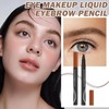 AIUEO Microblading Eyebrow Pencil Dark Brown Eyebrow Pen Long Lasting