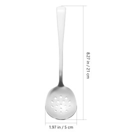UPKOCH Stainless Steel Ladle Slotted Spoon Soup Spoon Straining Spoon Serving Spoon Strainer Spoon for Kitchen Food Salad Buffet Kitchen Utensils