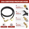 GasXpert Improved Propane Quick Connect Hose, 7FT RV Propane Hoses