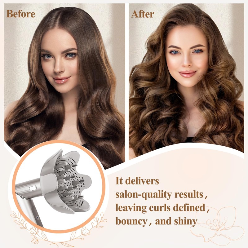 Fabmira Curl-Defining Diffuser Attachment for Shark FlexStyle, Adjustable Prongs Diffuser