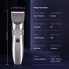 Sejoy Rechargeable Hair Clippers Cordless Trimmer Shaving Machine Cutting Barber
