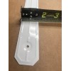 Downspout Straps ALUMINUM STRAP AROUND GUTTER DOWNSPOUT STRAPS 2x3 WHITE