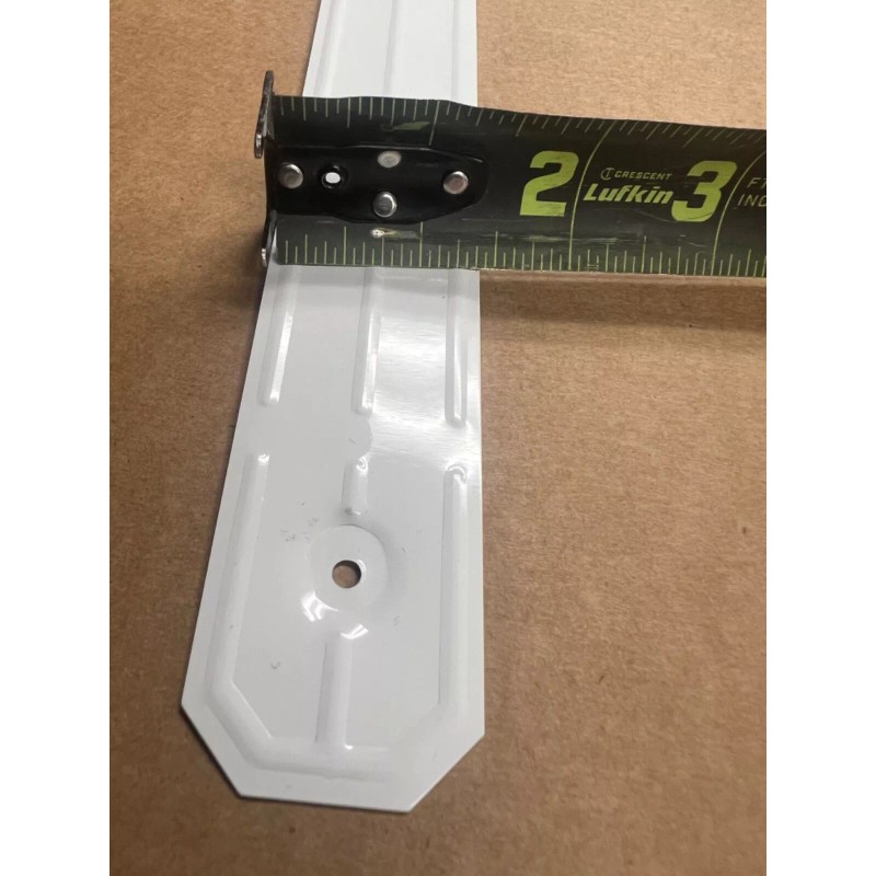 Downspout Straps ALUMINUM STRAP AROUND GUTTER DOWNSPOUT STRAPS 2x3 WHITE