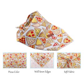 Unique style paws 1PCS Dog Bandanas Washable Cotton Square Bibs Sarf, Adjustable Dog Kerchief for Small Medium Large Dogs and Cats