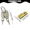 XUKZIMA 1 Pcs Trailer Hitch Lock Cylinder Trailer Lock Cylinder