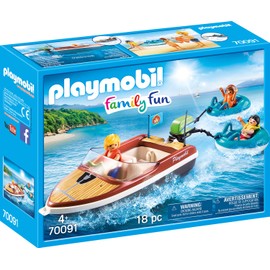 Playmobil Family Fun 70091 Sport Boat with Fun Tyres Age 4 Years +