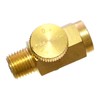 Quickun Pneumatic Brass In-Line Air Flow Regulator Valve, 1/4" NPT