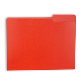 Red File Folders,36 Packs Red Colored File Folders Letter Size,1/3-Cut Tab (36, Red)
